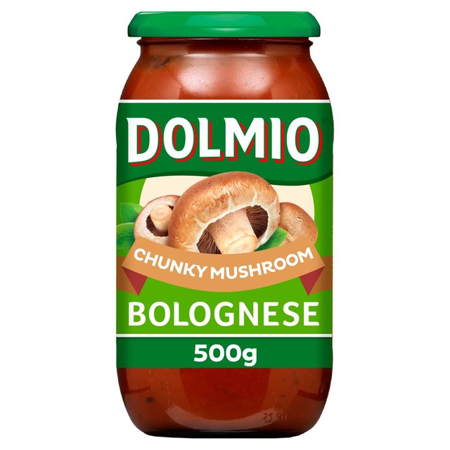 Dolmio bolognais épais de pâtes à champignon