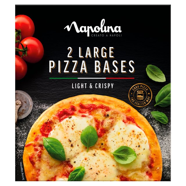 Napolina grande pizza bases 2 x 150g