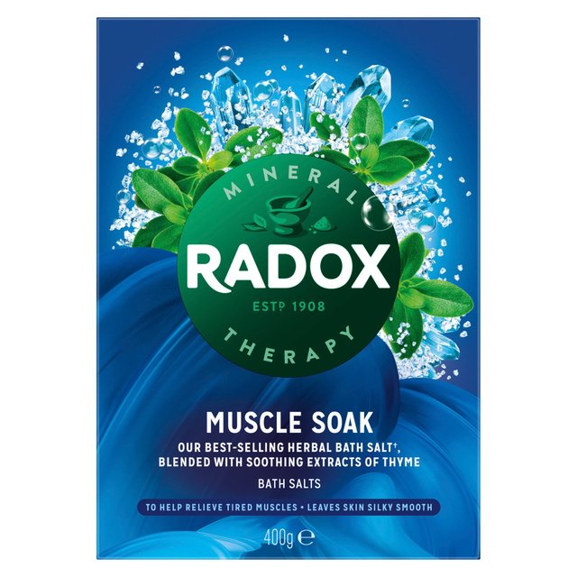 Radox Bath Therapy Muscle Soak Sales de baño a base de hierbas 400 g 