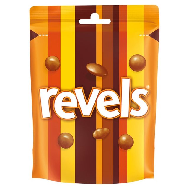Bags de bolsas de chocolate de Revels 112g