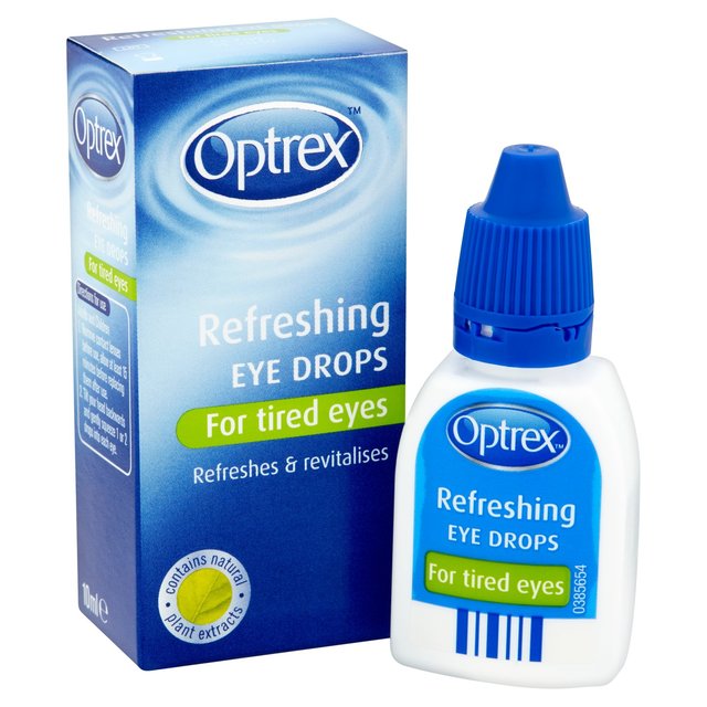 Optrex rafraîchissant les yeux pour les yeux fatigués 10 ml