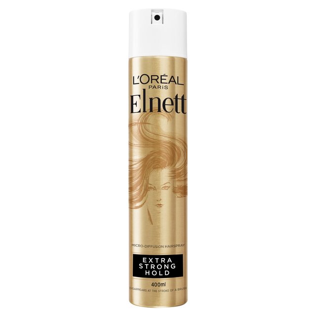 L'Oreal Elnett para volumen de cabello plano Fuerte Hold & Shine 400ml