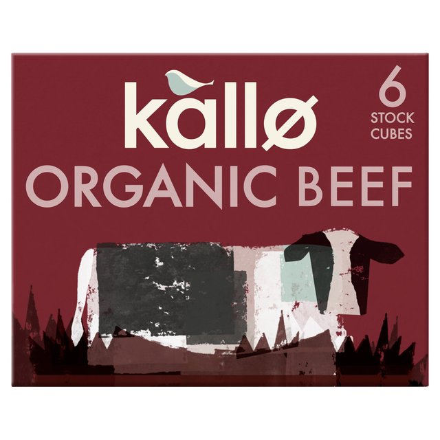 Kallo Organic Beef Stock Cubes 6 x 11g