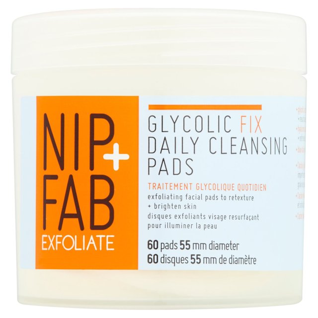 Nip+Fab Glycolic Exfoliating Pads 60 per pack