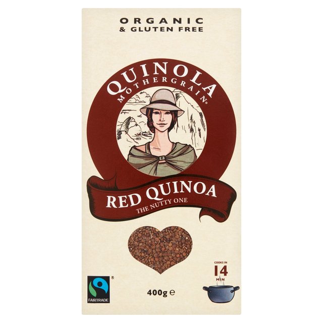 Quinola Organic Fairtrade Red Quinoa 400G