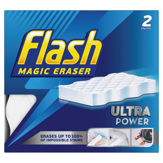 Flash Ultra Power Magic Eraser 2 par pack