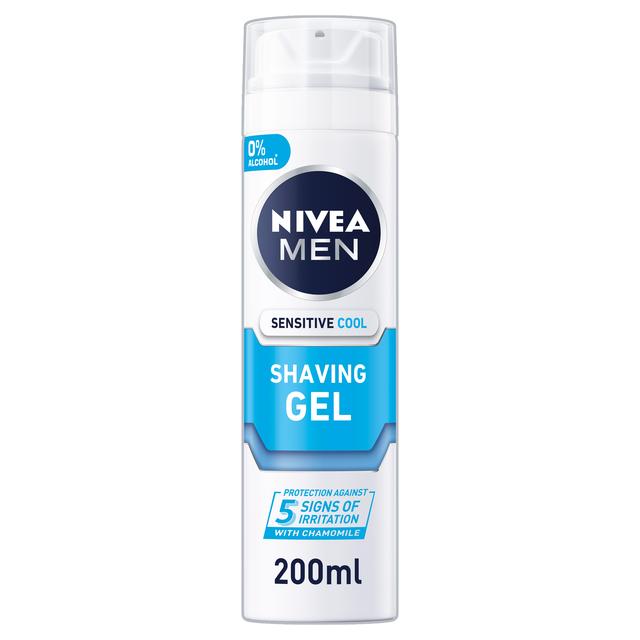 Nivea Men Sensitive Cooling Shave Gel with 0% Alcohol 200ml