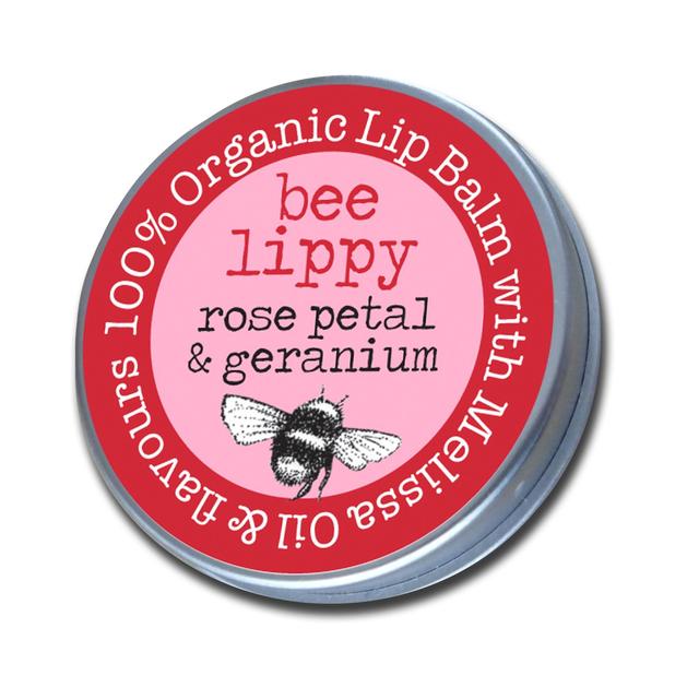 Beefayre Rose Petal & Geranium Lip Balm 10g