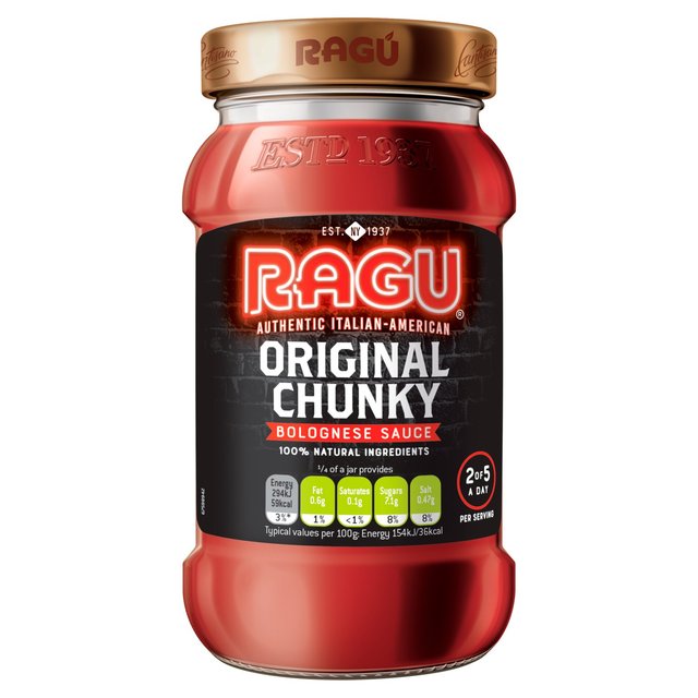 Ragu original chunky bolognais Sauce 500g