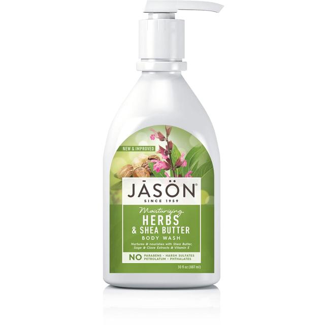 Jason Vegan Herbal Satin Body Wash Pompe 900ml