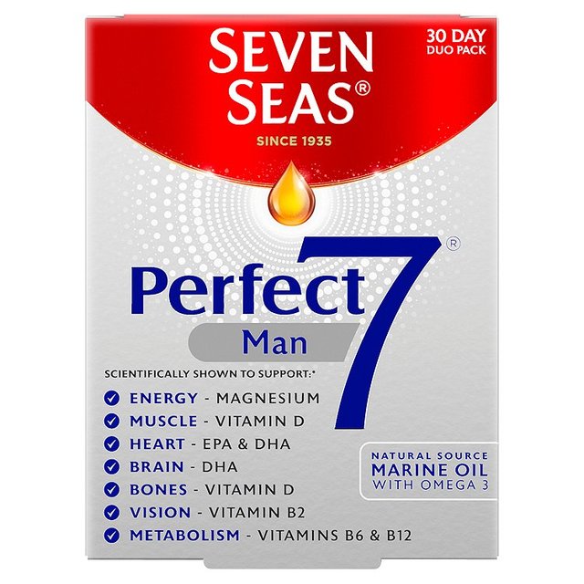 Seven Seas Perfect7 Man Multivitamins Duo 30 por paquete