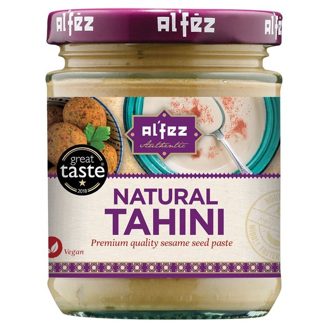 Al'fez Natural Tahini Premium calidad sésamo pasta de semillas 160G