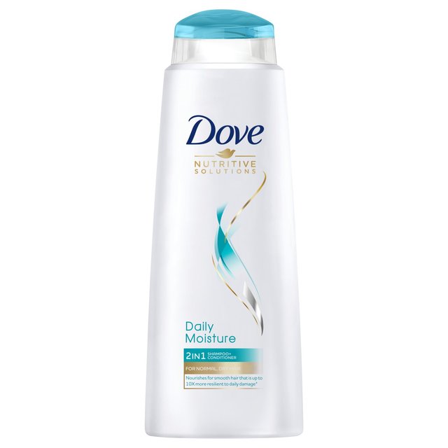 Champú y acondicionador 2 en 1 Dove Daily Care 400 ml 