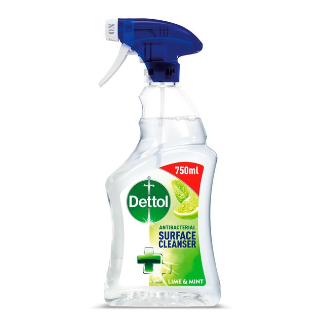 Dettol Anti Bacterial Cleanser Spray Lime & Mint 750ml