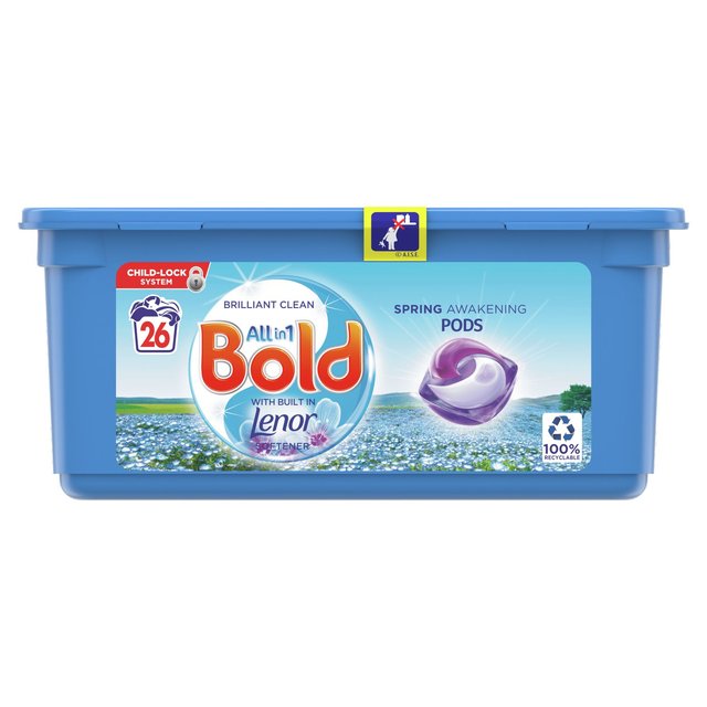 Bold All-in-1 Pods Washing Capsules Spring Awakening 26 Washes