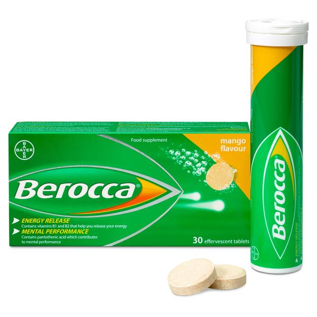 Berocca Mango Energy Vitamin Tabletten 30 pro Pack