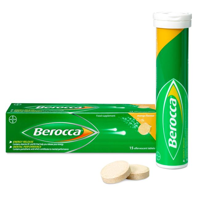 Berocca Mango Energy Vitamin Tabletten 15 pro Pack