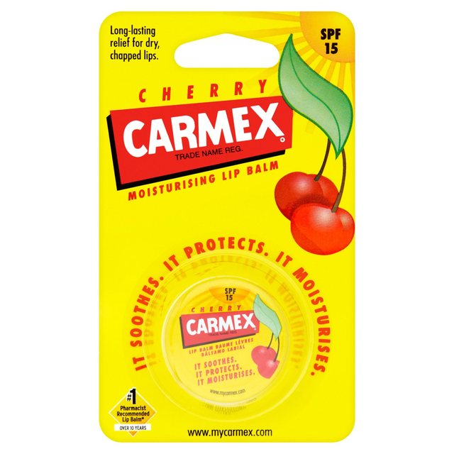 Carmex Kirschlippenbalsam Pot SPF15 7,5 g