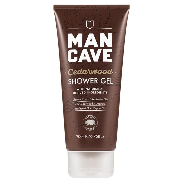 Special Offer - ManCave Cedarwood Shower Gel 200ml