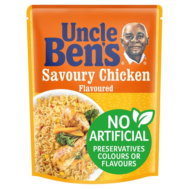 Uncle Bens Savoury Chicken Microwave Rice 250g