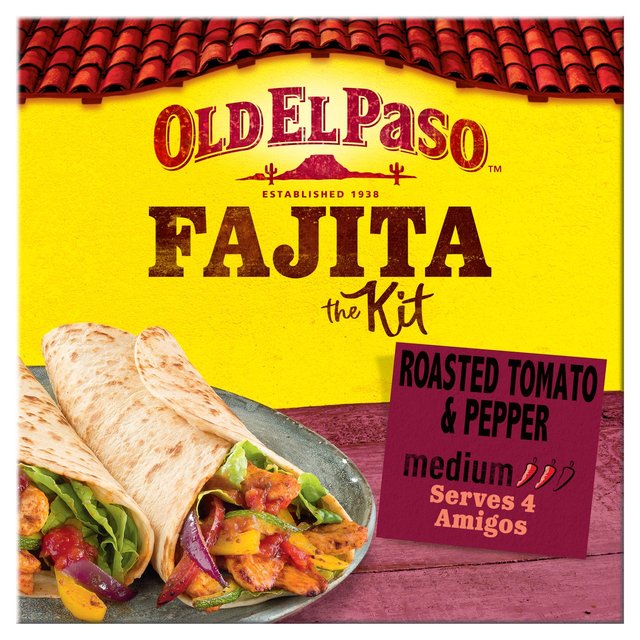 Old El Paso Roasted Tomato & Pepper Fajita Kit 500g