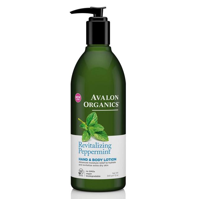 Avalon Organic Peppermint Hand & Body Lotion Vegan 340g