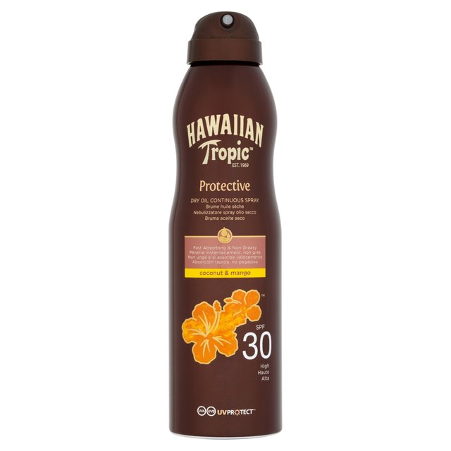 Trópico Hawaiano SPF 30 Protective Dry Oil Dry Sol Spray Oil 180 ml