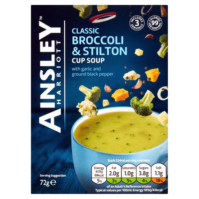 Ainsley Harriott Broccoli & Stilton Cup Soup 72g