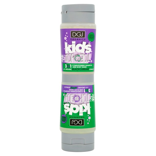 DGJ Organics Kids Top to Toe Shampooind & Body Wash Apple & Brackcurrant 250ml