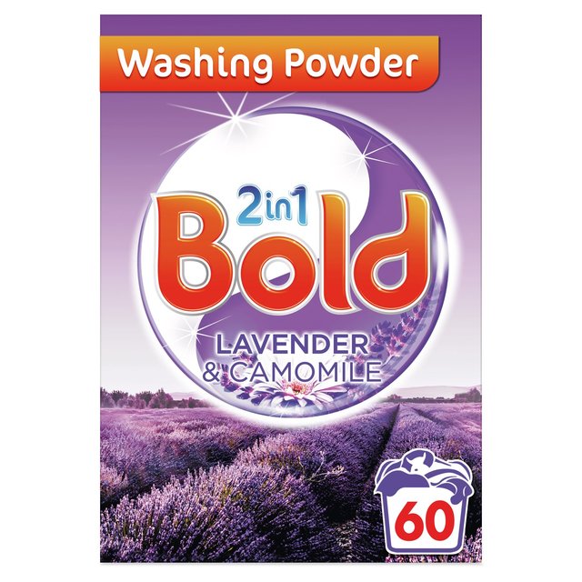 Bold 2in1 Washing Powder Lavender & Camomile 60 Washes 3.9kg