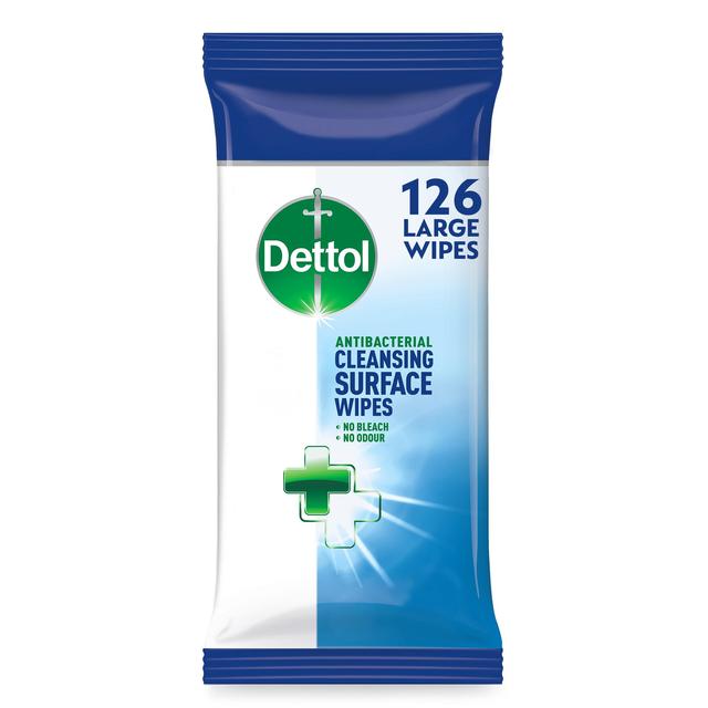 Dettol Antibacterial Surface Cleansing Wipes 126 per pack