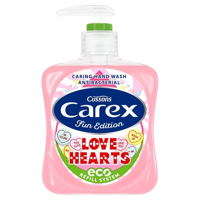 Carex Fun Edition Love Hearts Wash Wash 250ml