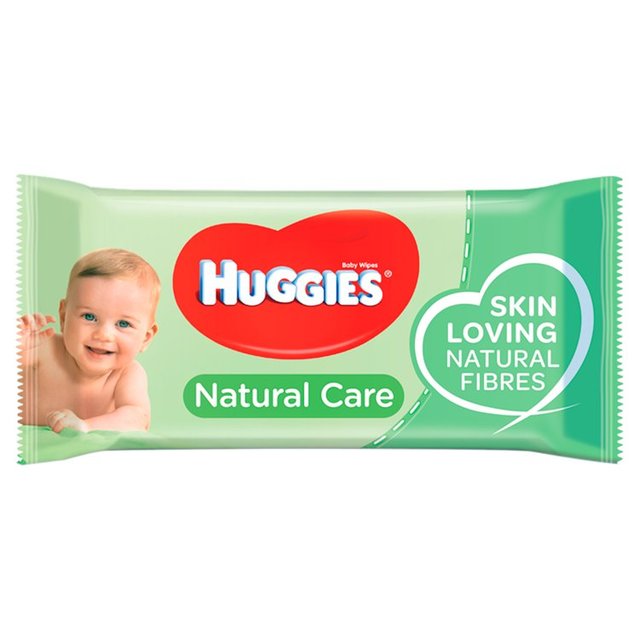 Huggies natürliche Pflege Babytücher 56 pro Pack