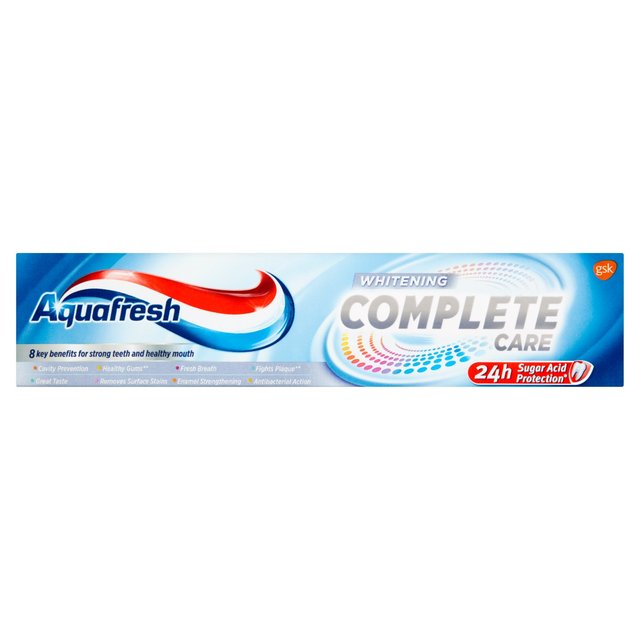 Aquafresh Toothpaste Complete Care Whitening Fluoride 100ml