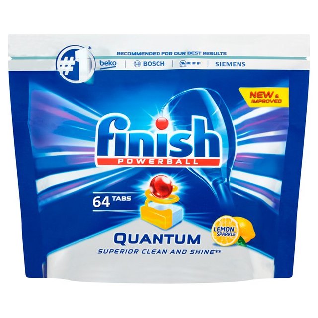 Terminez les comprimés de lave-vaisselle quantique max