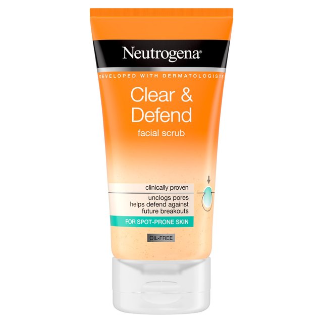 Neutrogena Clear y Defend Facial Scrub 150ml