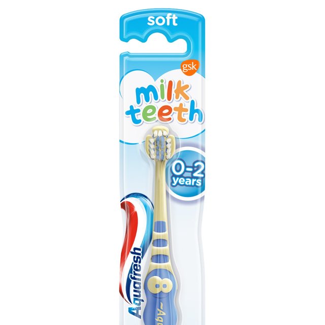 Dents de lait aqua-fresh 0-2 ans Brosse à dents douce enfants