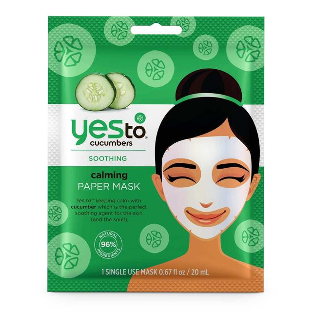 Yes To Cucumbers Calming Sheet Face Mask 20ml