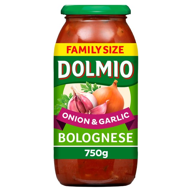 Dolmio bolognese oignon à l'ail Sauce aux pâtes 750g