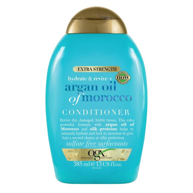 OGX Hydrate & Revive+ Argan oil Extra Strength pH Balanced Conditioner 385ml