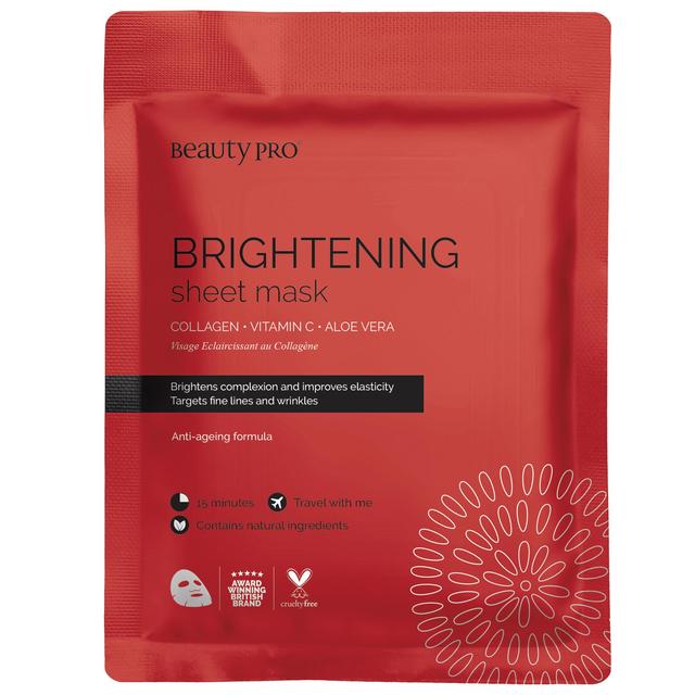 BeautyPro Brightening Collagen Sheet Mask 30g