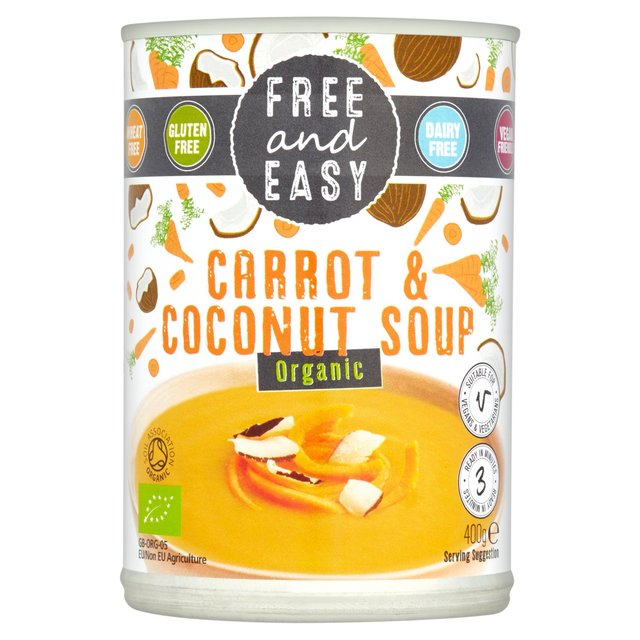 Free & Easy Organic Carrot & Coconut Soup 400g