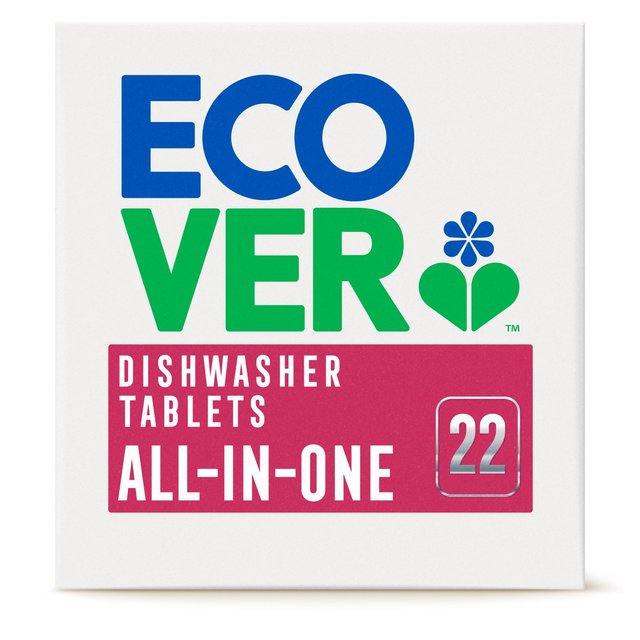 ECover, todo en una tableta de lavavajillas 22 por paquete