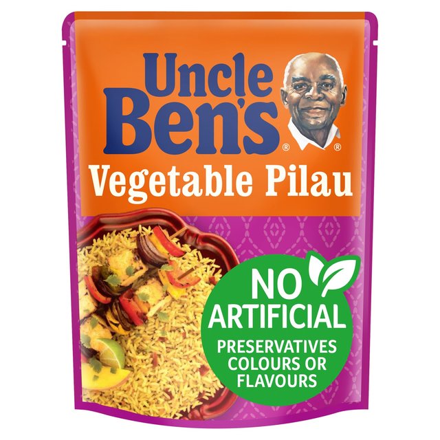 Uncle Bens Vegetable Pilau Microwave Rice 250g