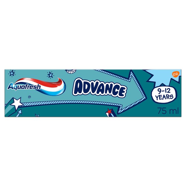 Aquafresh Advance 9-12 Jahre Kinder Zahnpasta 75 ml