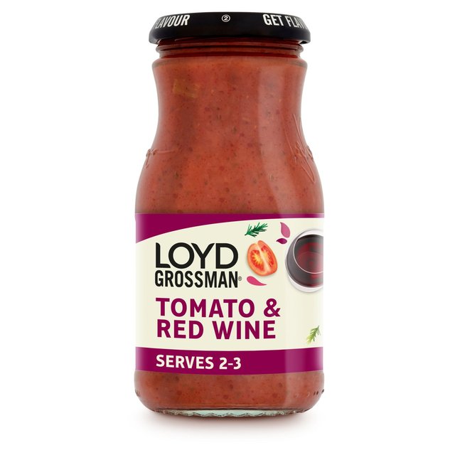 Loyd Grossman Salsa De Tomate Y Vino Tinto 350g 