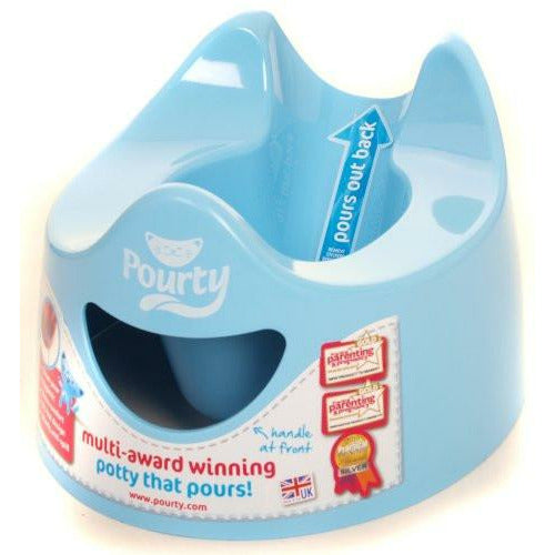 Pourty Easy-to-Pour Potty (Blue)
