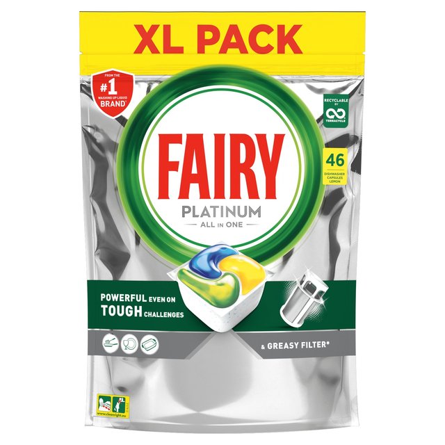 Dishwasher Tablets Fairy All in 1 Platinum Plus 