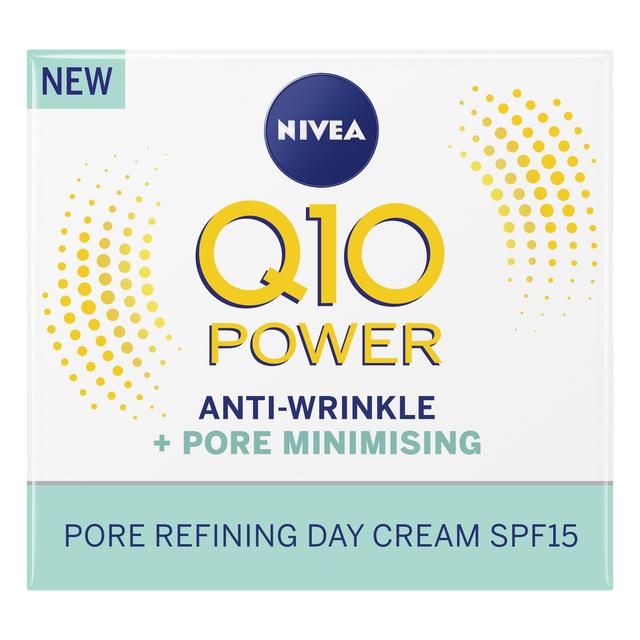 Nivea Q10 Power Anti-Wrinkle Pore Refining Face Day Cream SPF15 50ml