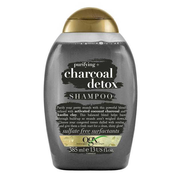 OGX Purifiant + shampooing de désintoxication au charbon de bois 385 ml